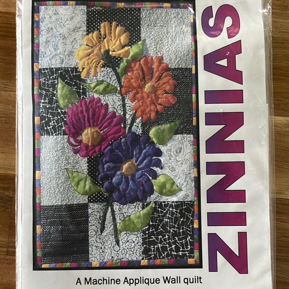 Machine Applique wall quilt pattern
